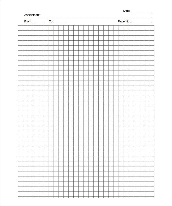 blank graph paper template for students pdf download