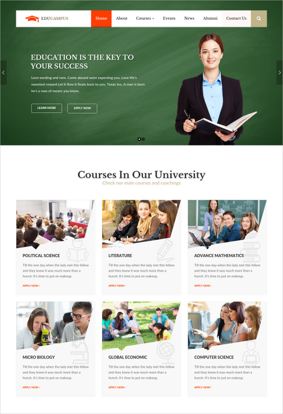 24+ University WordPress Themes & Templates