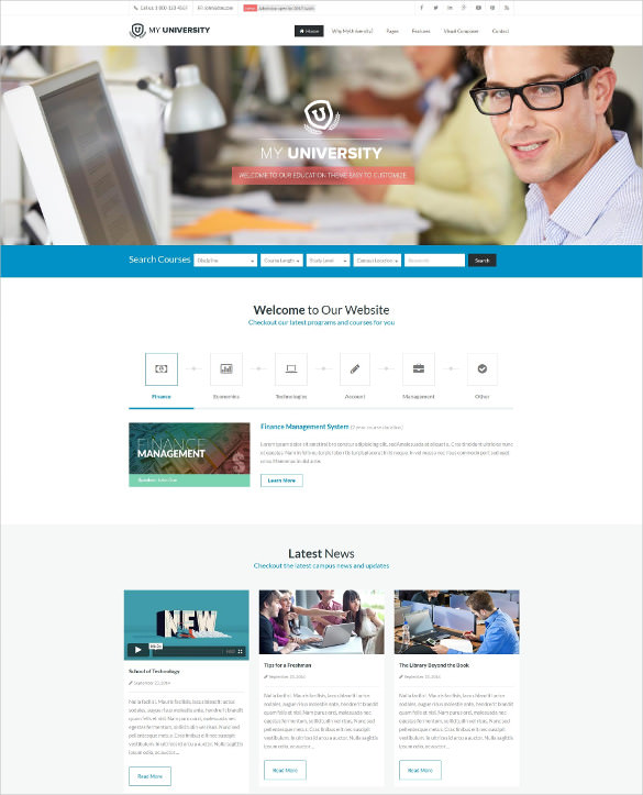 24+ University WordPress Themes & Templates