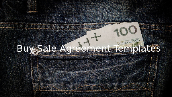 buy sale agreement template
