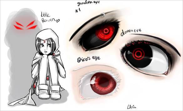 cool eye sketches drawing template