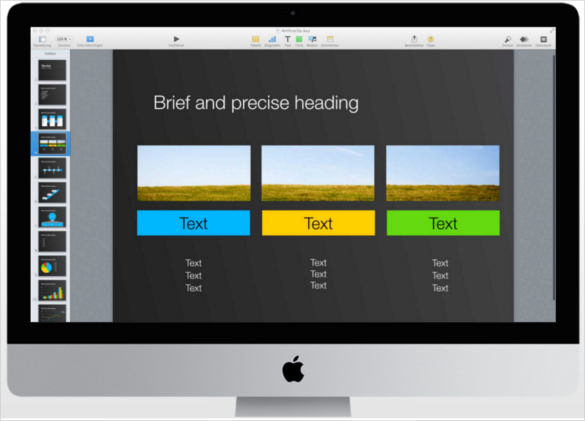 Apple Keynote Powerpoint Template