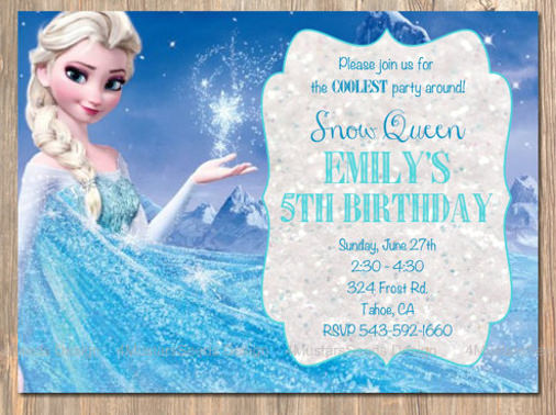 12+ Frozen Birthday Invitation - PSD, AI, Vector EPS