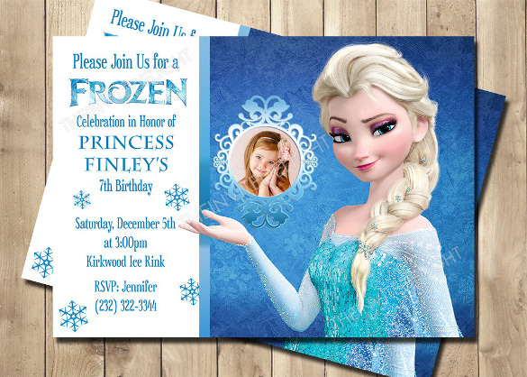 12+ Frozen Birthday Invitation - PSD, AI, Vector EPS