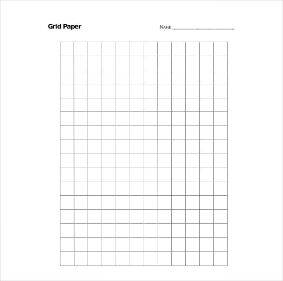 grid paper sample