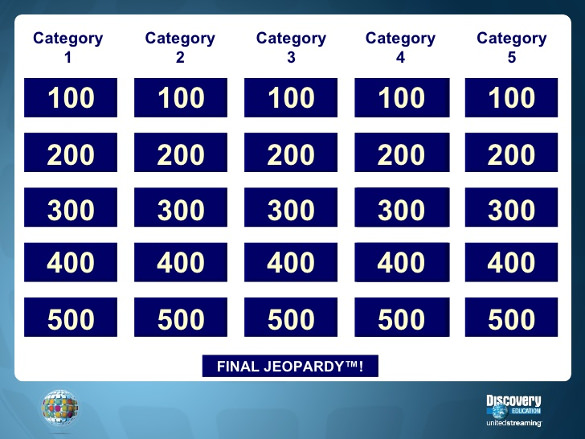 7 Jeopardy Keynote Templates Free Sample Example Format Download 