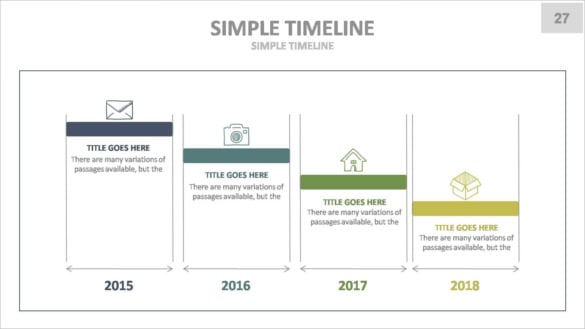 download corporate keynote presentation timeline template
