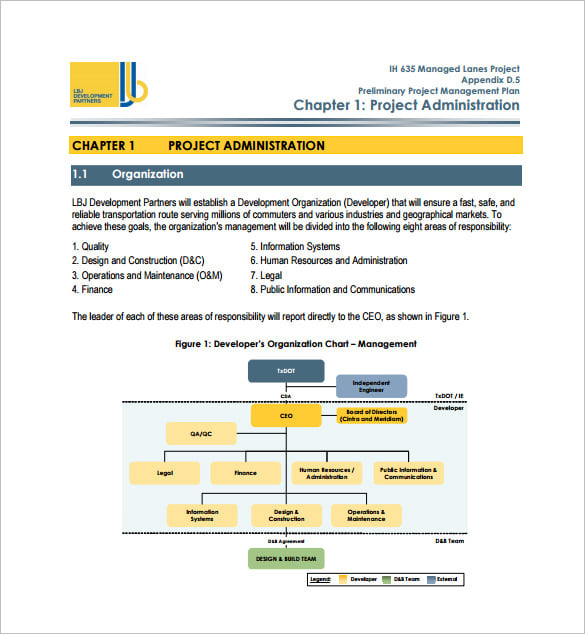preliminary-project-management-plan-example-pdf-free-download