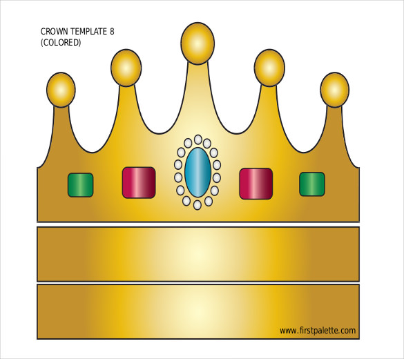 king crown print out templates