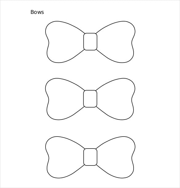 10+ Paper Bow Templates Free Sample, Example, Format Download! Free