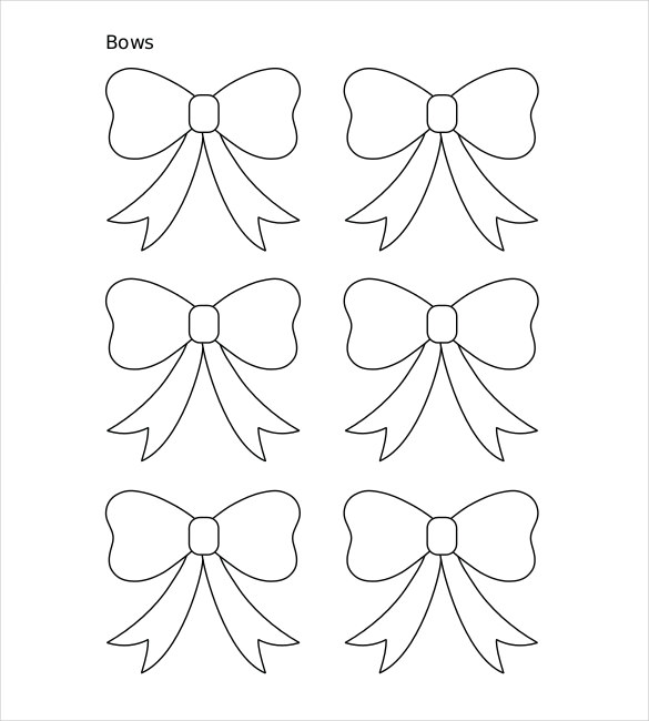 paper bow tie template