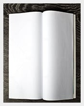 Open-magazine-with-blank-pages