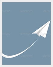Vector-Illustration-of-White-Paper-Airplane-–-$4