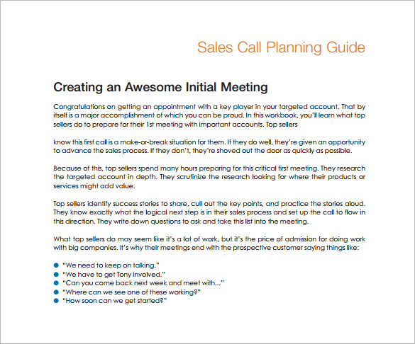 Sales Plan Template - 23+ Free Sample, Example, Format 