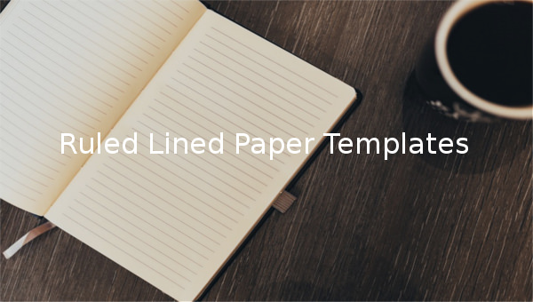 7 ruled lined paper templates free sample example format download