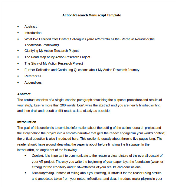 research paper word format