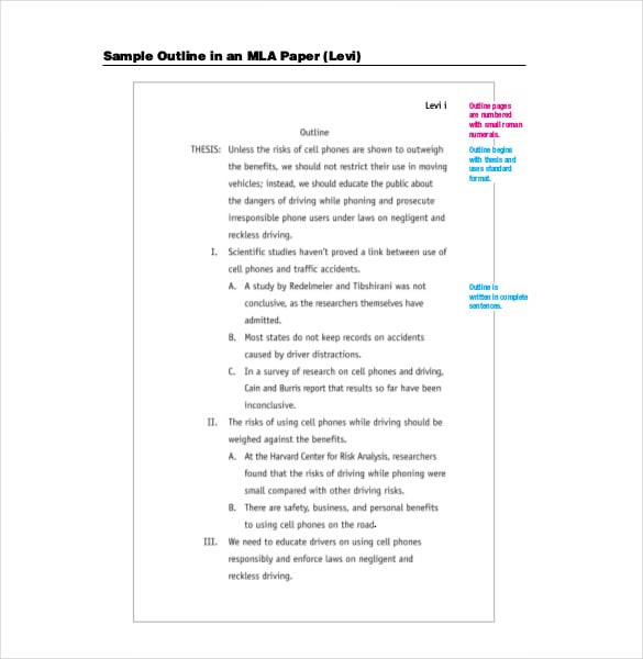 download research outline paper free