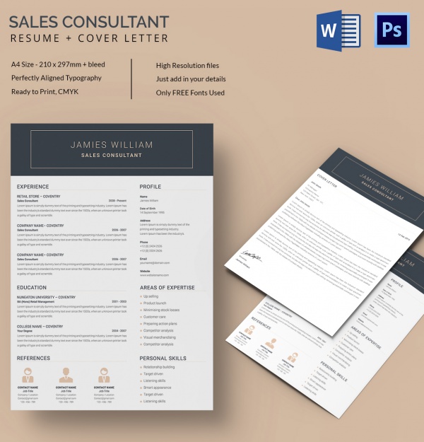 Microsoft Word Resume Template - 99+ Free Samples ...