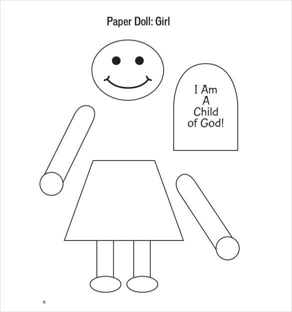 12+ Paper Doll Templates – Free Sample, Example, Format Download
