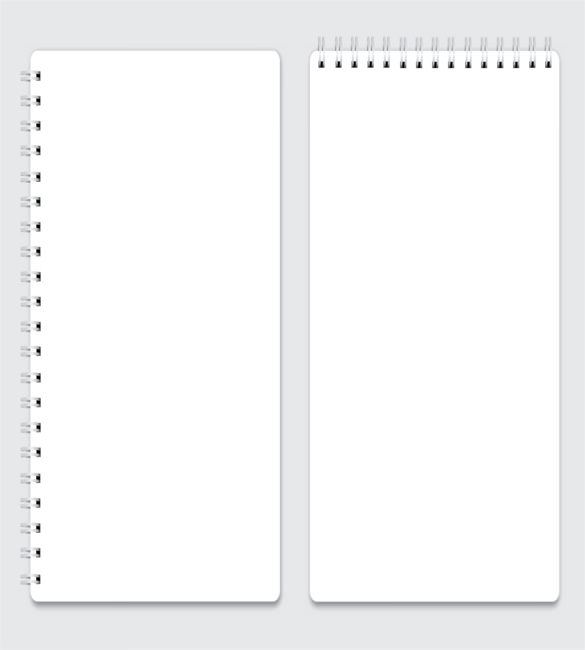 8 notebook paper templates free sample example format download