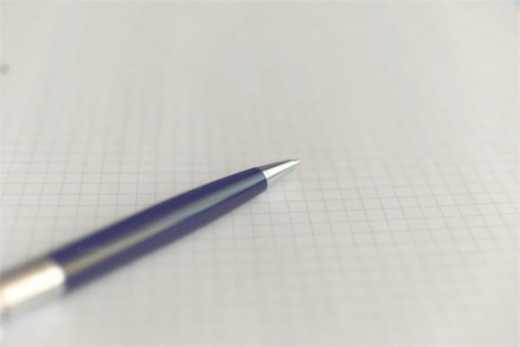 pen on writing graph paper template for 8