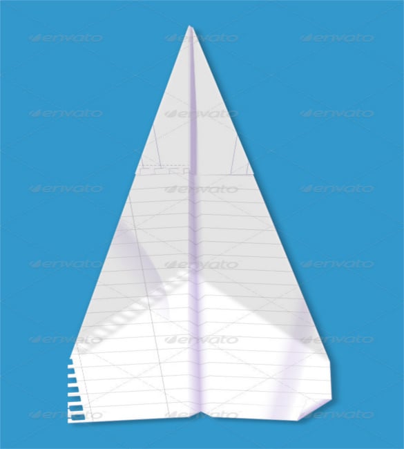 backlit paper airplane psd photoshop –