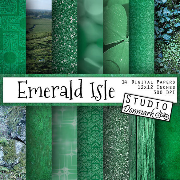 emerald isle green backgrounds download