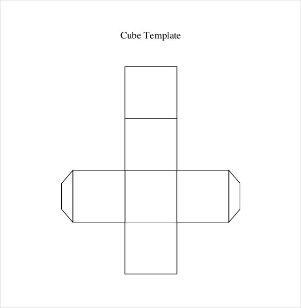 free paper cube template