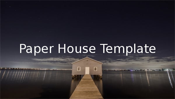 paper house template