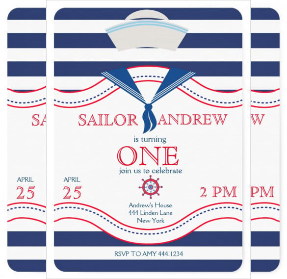 sailor themed first birthday party