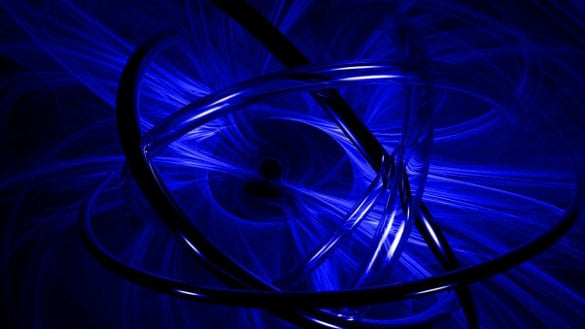 blue circles abstraction free desktop background