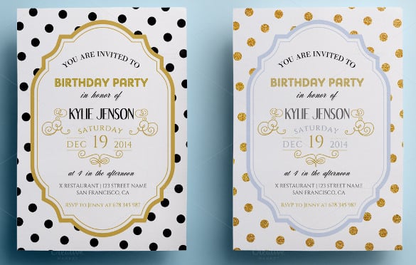 elegant birthday party invitations for adults