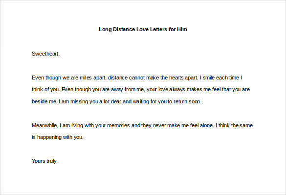 Love Letters For Him - 25+ Free Word, PDF Documents Download