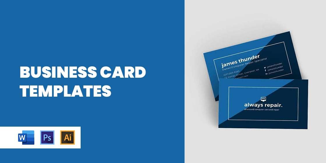 ms word business card templates free download