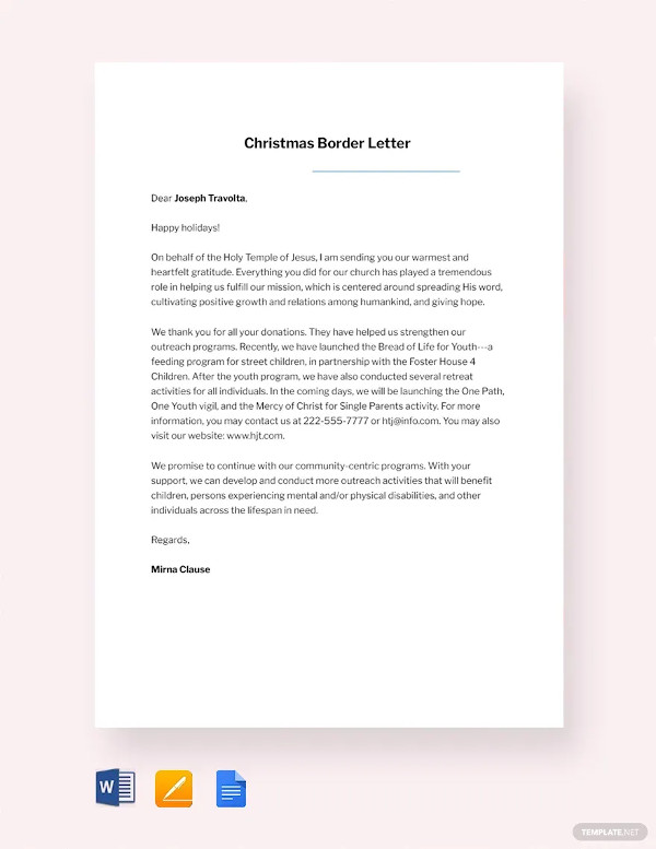 letter format in word - MasterBundles