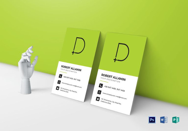 creative business card photoshop template