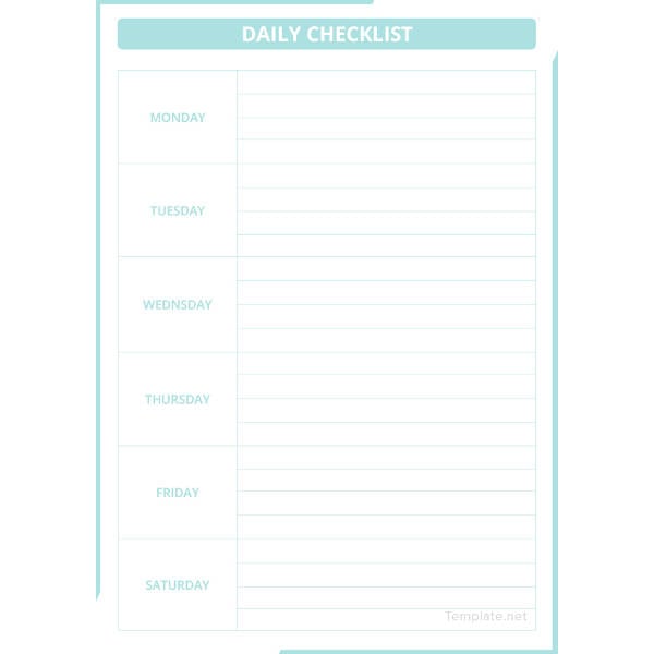 cute checklist template google docs