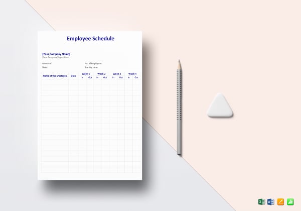 employee-schedule-template