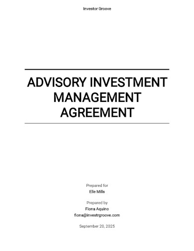 32+ Investment Agreement Templates - PDF, DOC, Xls, Apple Pages, MS ...