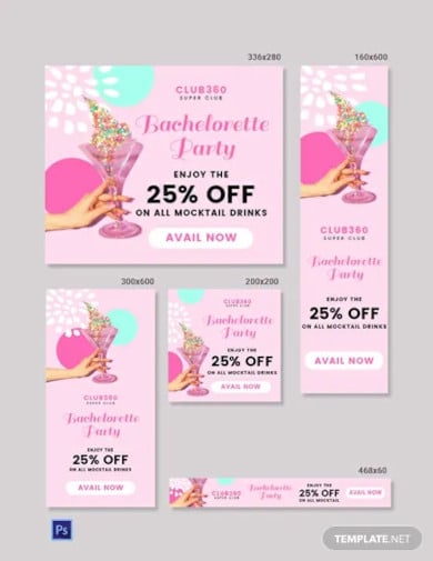 free bachelorette party banner template
