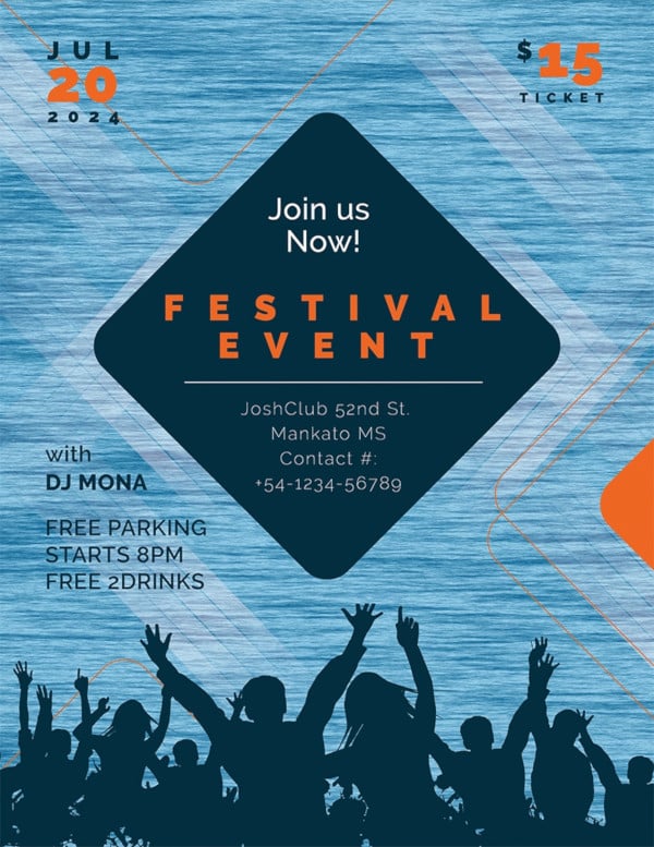 free event flyer template