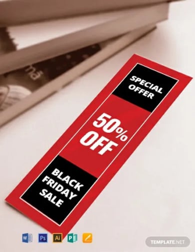 free promotional bookmark template