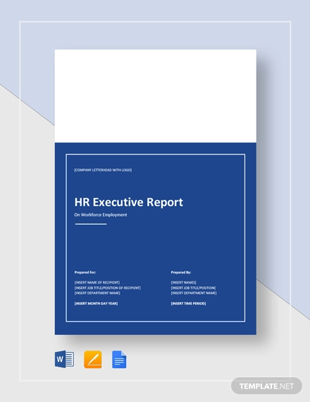 11 Executive Report Templates Word Pdf Apple Pages 2807