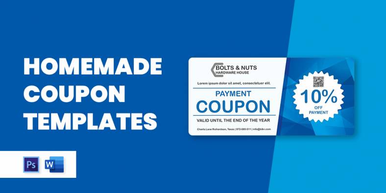 Homemade Coupon Templates – 23+ Free PDF Format Download