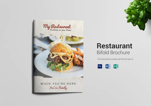 printable-restaurant-bi-fold-brochure-template