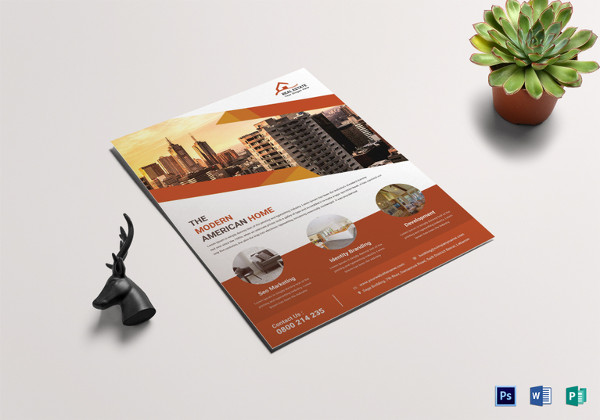 real estate sale flyer template