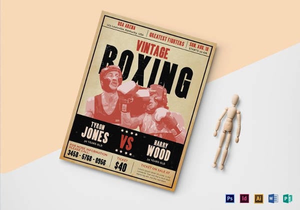 vintage-boxing-flyer-template