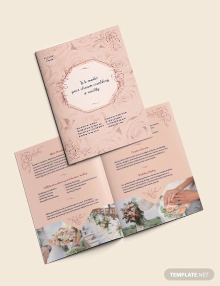 wedding-event-planner-bi-fold-brochure-template