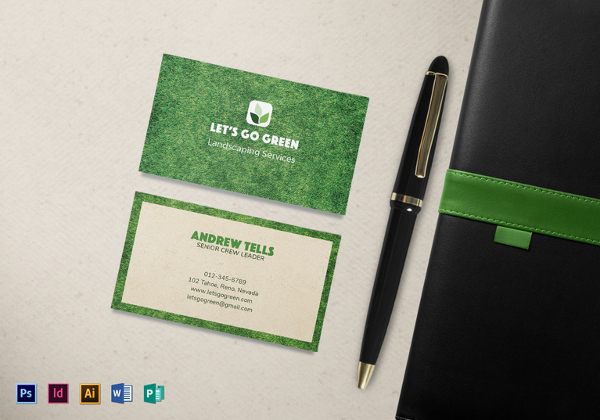 landscaping-business-card
