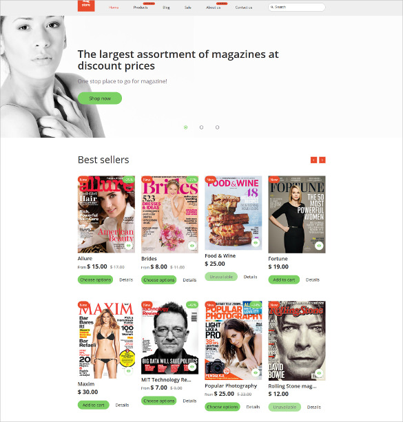mag store shopify magazine blog theme